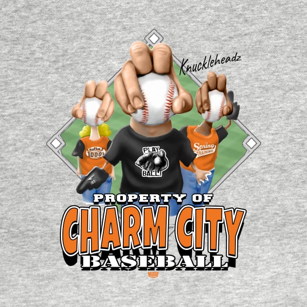 Knucklehead for Charm City Baseball by MudgeSportswear